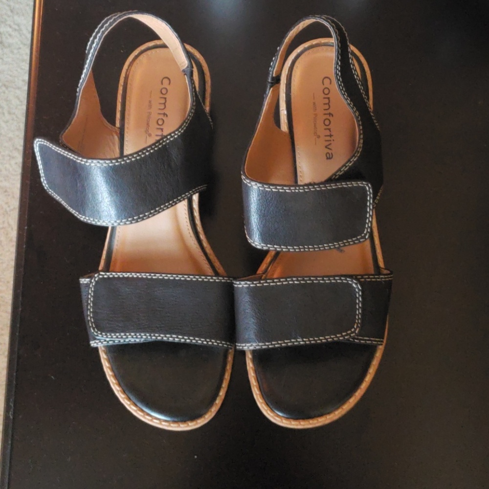 Black/Brown Sandals